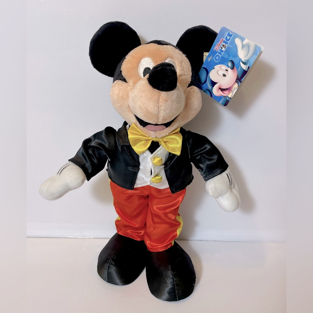 Disney On Ice Mickey Mouse  Collectible Smart Suit Soft Big Toy Plush 15 in